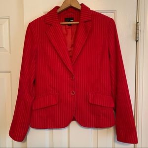 H&M Red Corduroy Blazer